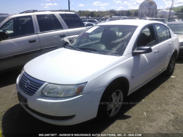 1G8AJ55F37Z127742 - 2007 SATURN ION LEVEL 2 WHITE photo 2