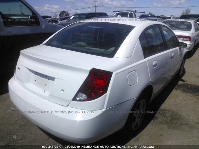 1G8AJ55F37Z127742 - 2007 SATURN ION LEVEL 2 WHITE photo 4