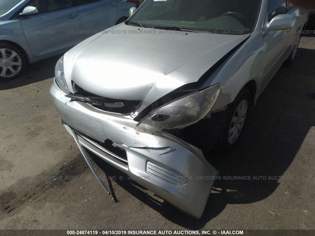 4T1BE32KX5U621476 - 2005 TOYOTA CAMRY LE/XLE/SE SILVER photo 6