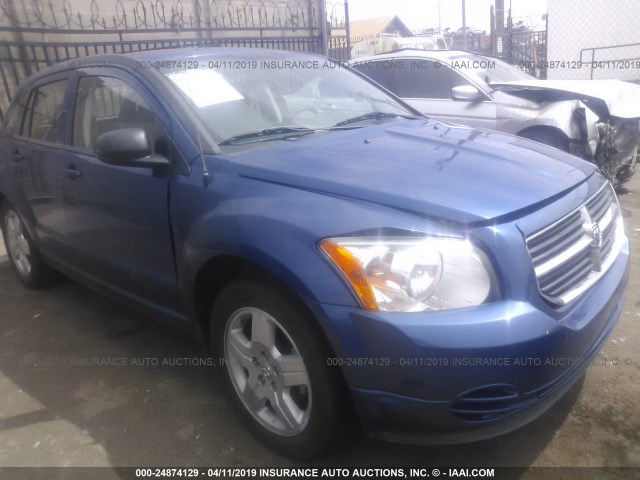 1B3HB48A69D180688 - 2009 DODGE CALIBER SXT BLUE photo 1