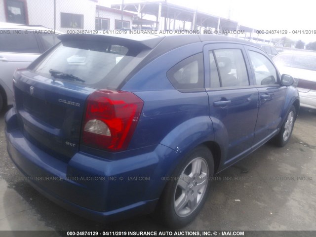 1B3HB48A69D180688 - 2009 DODGE CALIBER SXT BLUE photo 4