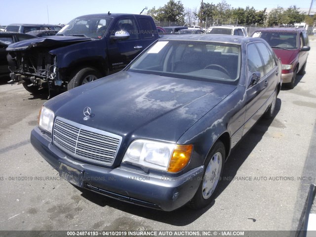 WDBGA32E7RA189645 - 1994 MERCEDES-BENZ S 320 BLUE photo 2