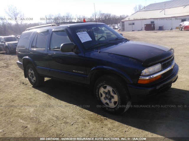 1GNDT13W42K184842 - 2002 CHEVROLET BLAZER BLUE photo 1