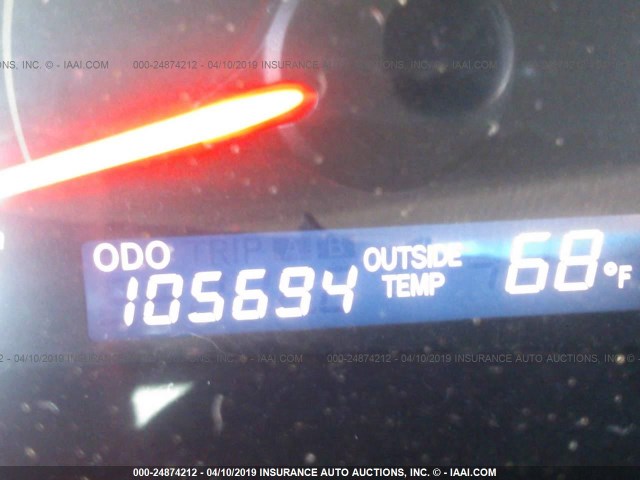 4T1BE46K38U761521 - 2008 TOYOTA CAMRY CE/LE/XLE/SE GRAY photo 7