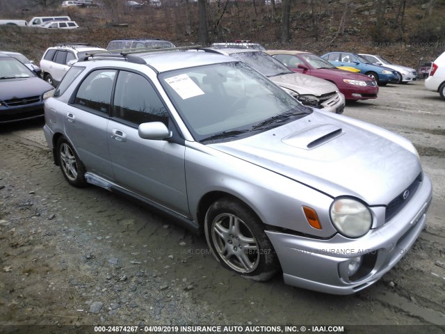 JF1GG29612H812186 - 2002 SUBARU IMPREZA WRX SILVER photo 1