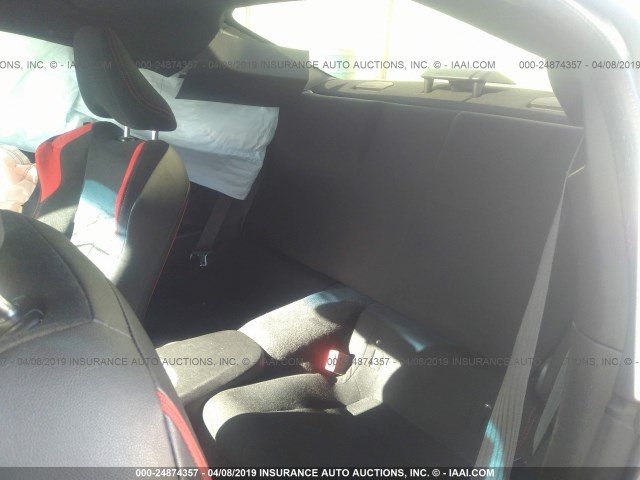JF1ZNAA17E8700019 - 2014 TOYOTA SCION FR-S WHITE photo 8