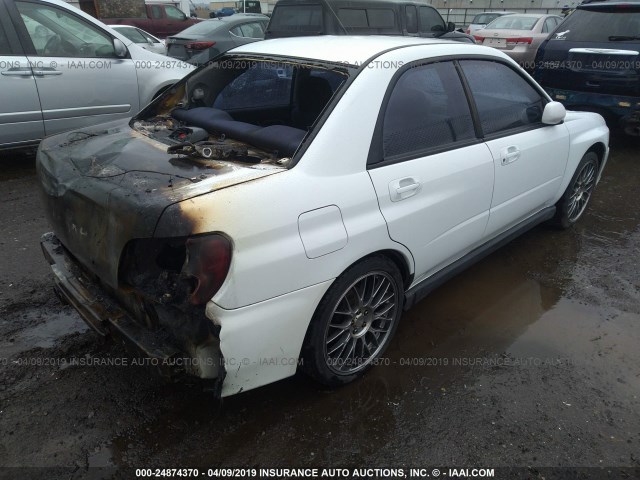 JF1GD29623G512320 - 2003 SUBARU IMPREZA WRX WHITE photo 4