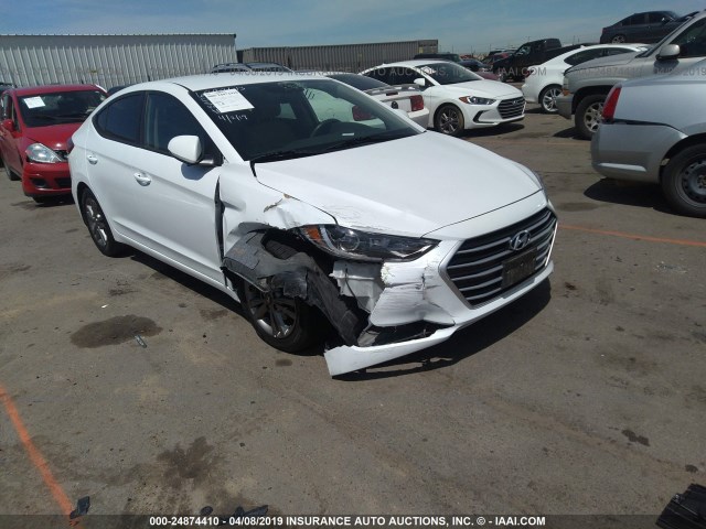 5NPD84LF0HH020572 - 2017 HYUNDAI ELANTRA SE/VALUE/LIMITED WHITE photo 1