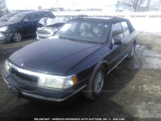 1LNLM9849PY601069 - 1993 LINCOLN CONTINENTAL SIGNATURE BLACK photo 2