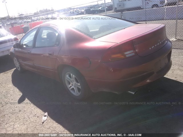 2B3HD56J3YH387379 - 2000 DODGE INTREPID ES RED photo 3