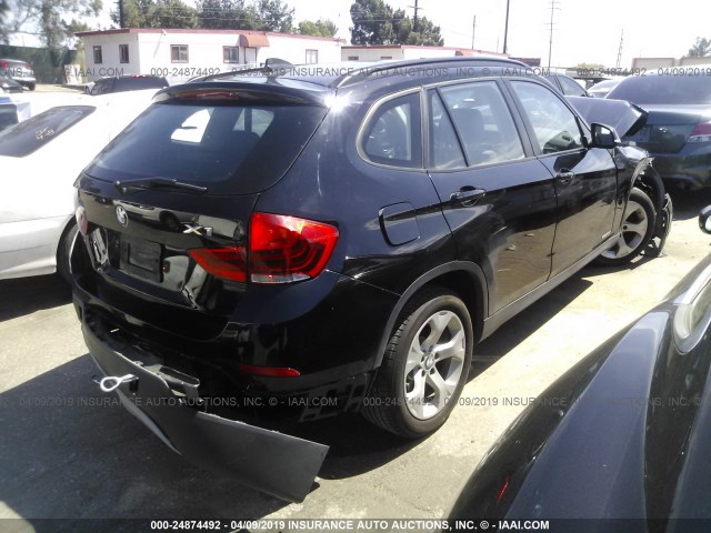 WBAVM1C56EVW56606 - 2014 BMW X1 SDRIVE28I BLACK photo 4