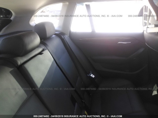 WBAVM1C56EVW56606 - 2014 BMW X1 SDRIVE28I BLACK photo 8