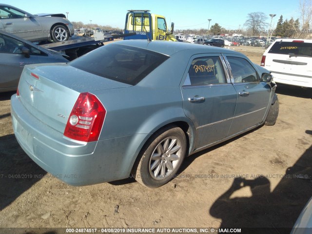 2C3KA43R18H169494 - 2008 CHRYSLER 300 LX TURQUOISE photo 4