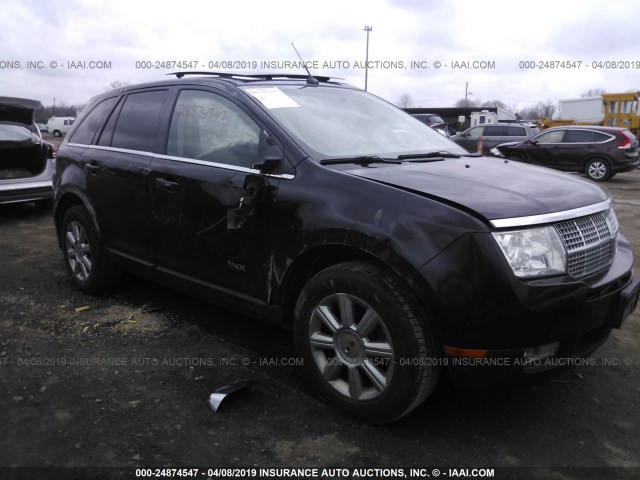 2LMDU68C97BJ26857 - 2007 LINCOLN MKX BLACK photo 1