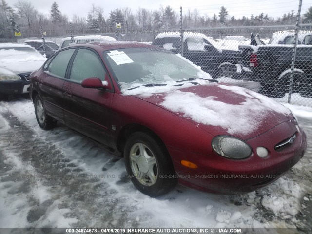 1FAFP53S5XA261523 - 1999 FORD TAURUS SE/COMFORT/SPORT RED photo 1