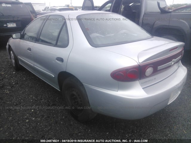 1G1JF52F637178324 - 2003 CHEVROLET CAVALIER LS GRAY photo 3