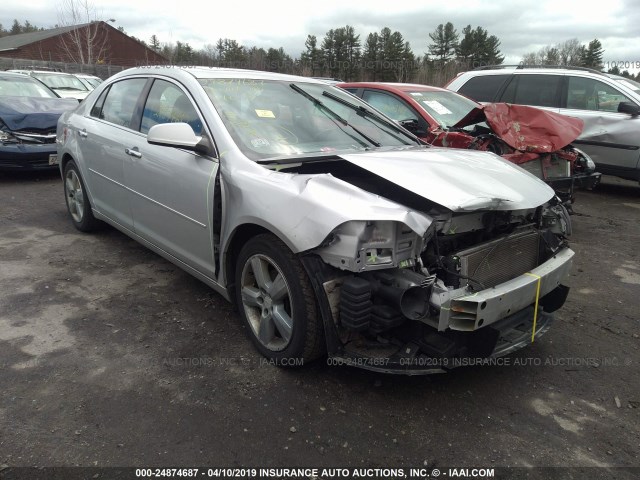 1G1ZD5E05CF333032 - 2012 CHEVROLET MALIBU 2LT GRAY photo 1