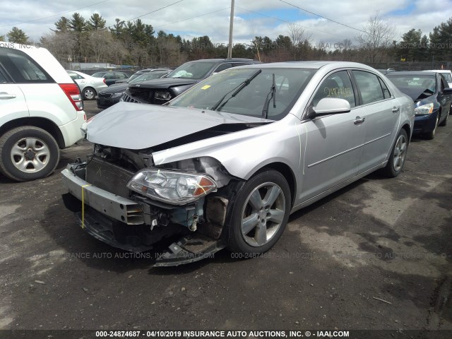 1G1ZD5E05CF333032 - 2012 CHEVROLET MALIBU 2LT GRAY photo 2