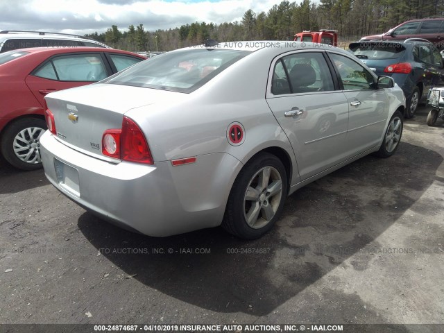 1G1ZD5E05CF333032 - 2012 CHEVROLET MALIBU 2LT GRAY photo 4