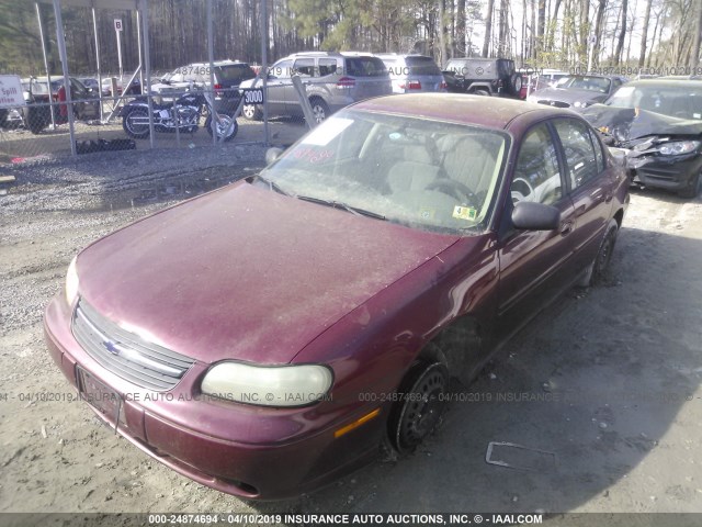 1G1ND52F85M216535 - 2005 CHEVROLET CLASSIC RED photo 2