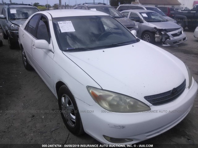 4T1BE32K93U144228 - 2003 TOYOTA CAMRY LE/XLE/SE WHITE photo 1