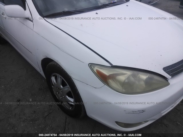 4T1BE32K93U144228 - 2003 TOYOTA CAMRY LE/XLE/SE WHITE photo 6