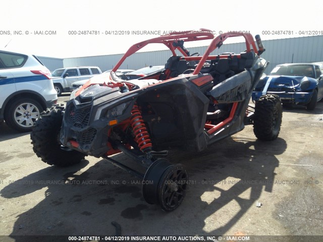 3JBVXAW24JK000922 - 2018 CAN-AM MAVERICK X3 X RS TURBO R RED photo 2