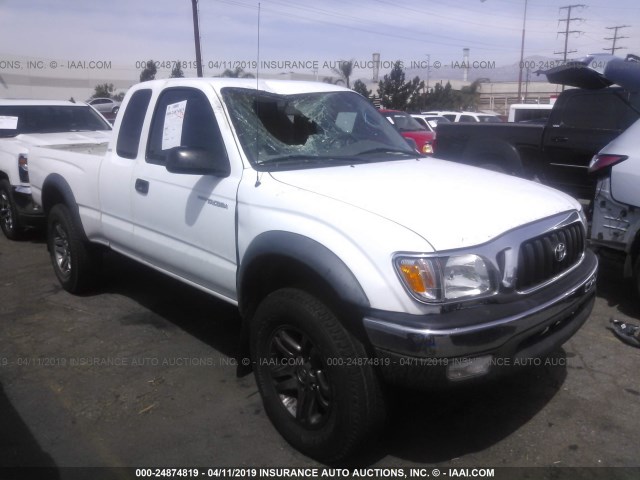 5TESM92N54Z412382 - 2004 TOYOTA TACOMA XTRACAB PRERUNNER თეთრი ფოტო 1