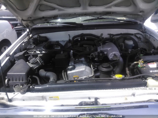 5TESM92N54Z412382 - 2004 TOYOTA TACOMA XTRACAB PRERUNNER თეთრი ფოტო 10