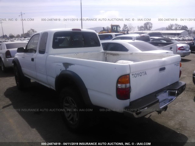 5TESM92N54Z412382 - 2004 TOYOTA TACOMA XTRACAB PRERUNNER თეთრი ფოტო 3