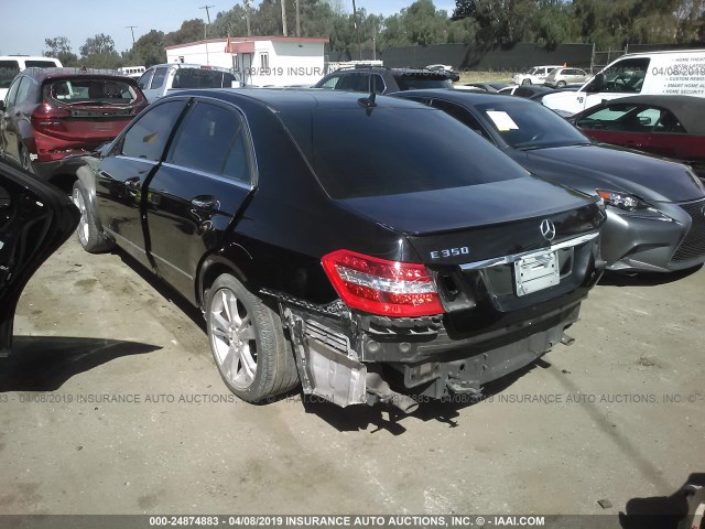 WDDHF5KB5CA573641 - 2012 MERCEDES-BENZ E 350 BLACK photo 3