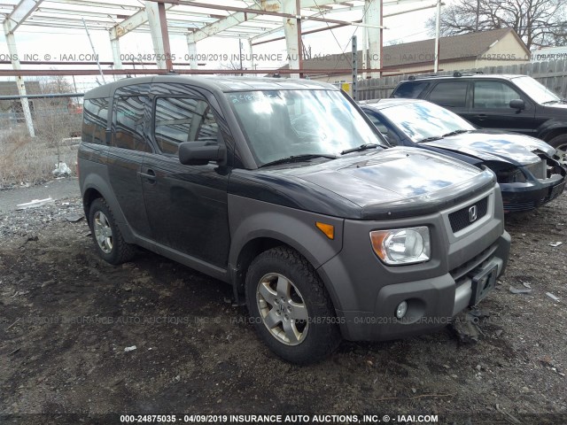 5J6YH17523L008200 - 2003 HONDA ELEMENT EX BLACK photo 1