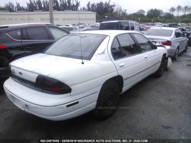 2G1WL52M1W9208023 - 1998 CHEVROLET LUMINA LS WHITE photo 4