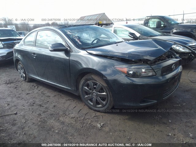 JTKDE167580267801 - 2008 TOYOTA SCION TC BLACK photo 1
