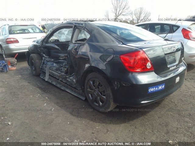 JTKDE167580267801 - 2008 TOYOTA SCION TC BLACK photo 3