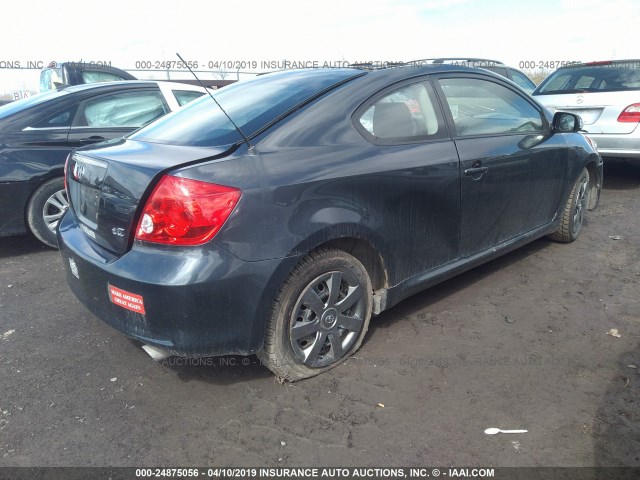 JTKDE167580267801 - 2008 TOYOTA SCION TC BLACK photo 4