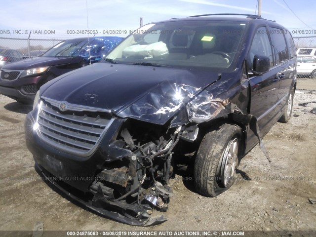 2A4RR8DX1AR494454 - 2010 CHRYSLER TOWN & COUNTRY TOURING PLUS Dark Blue photo 6