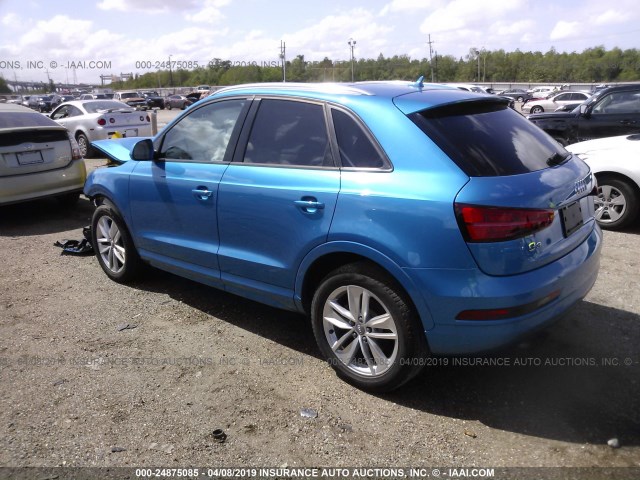 WA1BCCFS7HR014537 - 2017 AUDI Q3 PREMIUM BLUE photo 3