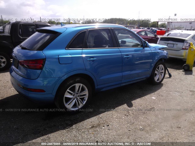 WA1BCCFS7HR014537 - 2017 AUDI Q3 PREMIUM BLUE photo 4