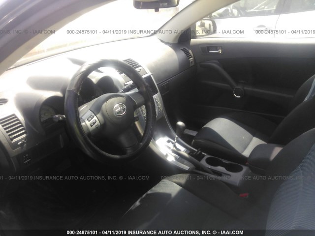 JTKDE177460141442 - 2006 TOYOTA SCION TC შავი ფოტო 5