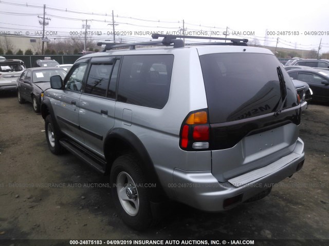 JA4MT21H21P055707 - 2001 MITSUBISHI MONTERO SPORT ES/SPORT LS SILVER photo 3