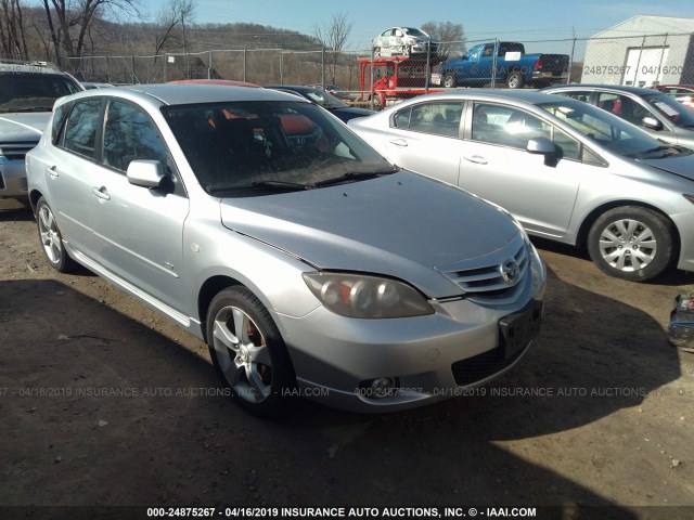 JM1BK143761478318 - 2006 MAZDA 3 HATCHBACK SILVER photo 1