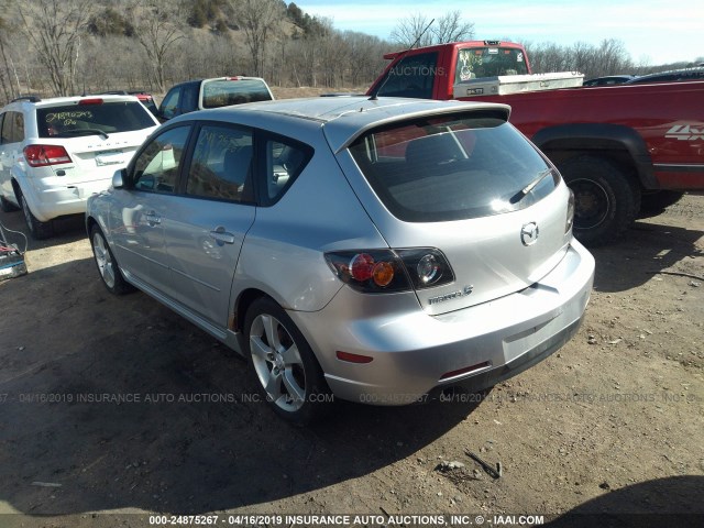 JM1BK143761478318 - 2006 MAZDA 3 HATCHBACK SILVER photo 3