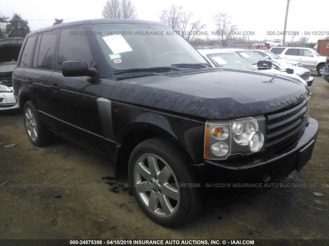 SALME11484A145760 - 2004 LAND ROVER RANGE ROVER HSE BLACK photo 1