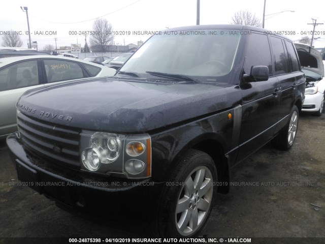 SALME11484A145760 - 2004 LAND ROVER RANGE ROVER HSE BLACK photo 2