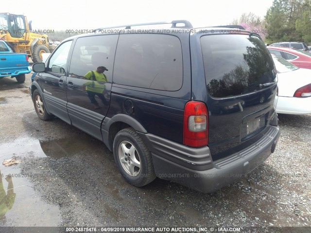 1GMDV23E25D119119 - 2005 PONTIAC MONTANA BLUE photo 3