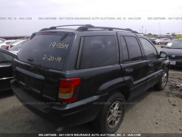 1J4GX48S14C266908 - 2004 JEEP GRAND CHEROKEE LAREDO/COLUMBIA/FREEDOM 黑色 照片 4
