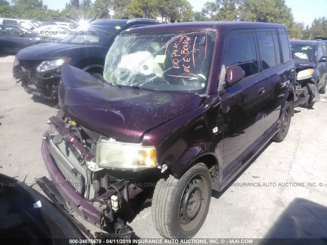 JTLKT324650188438 - 2005 TOYOTA SCION XB 栗色 照片 2