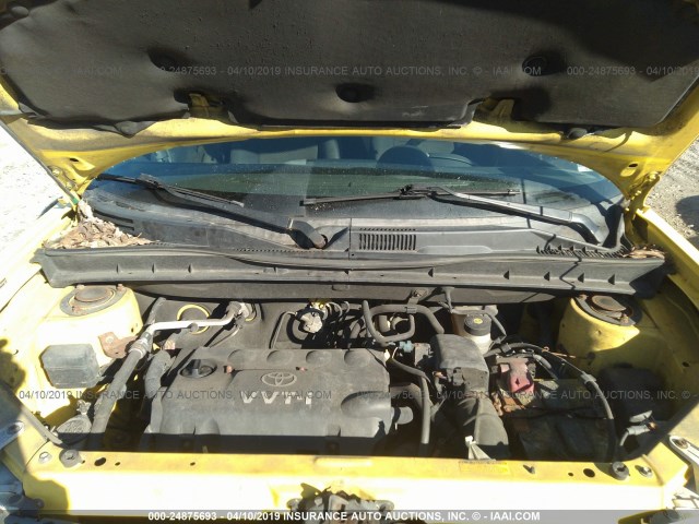 JTLKT324554016877 - 2005 TOYOTA SCION XB 黄色 照片 10