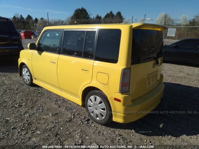 JTLKT324554016877 - 2005 TOYOTA SCION XB 黄色 照片 3